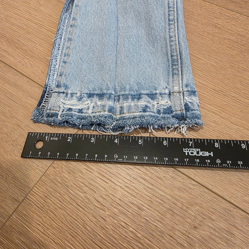 EB Denim Light Blue Straight Leg Jeans - Picture 13 of 15